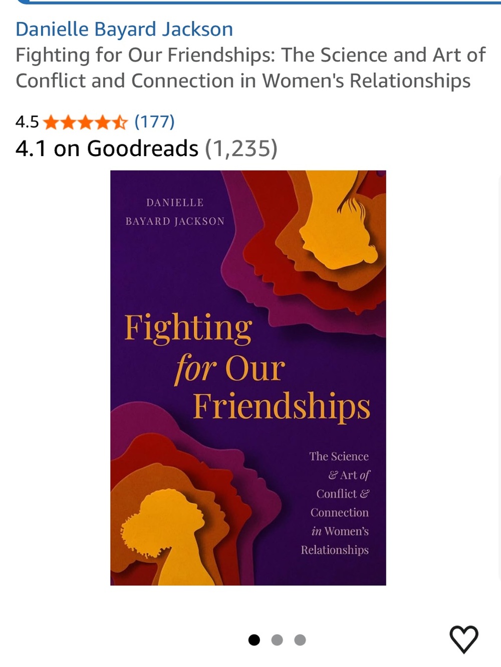 Fighting for Our Friendships by — Danielle Bayard Jackson
